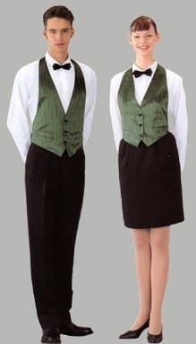 Restaurant Server Uniform Pants, Waiter Uniform Pants, Waitress