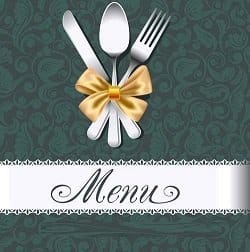 Sample Restaurant Menu