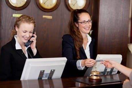 Hotel front desk clerks