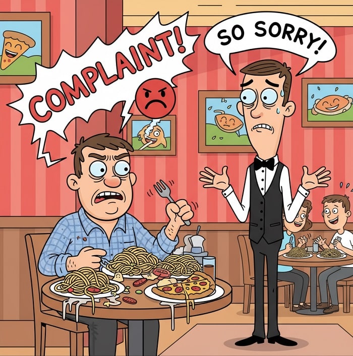 how handle guest complaint hotel restaurant